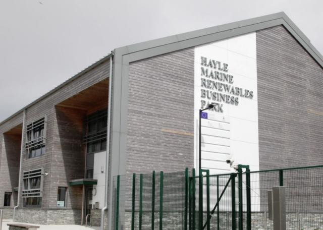 Wave Hub’s HQ, built to house offices for the generating companies (Photo: G. Ewens)